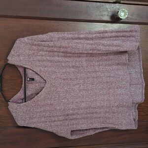 Kut From The Kloth Mauve Pink V Neck Sweater Size Large